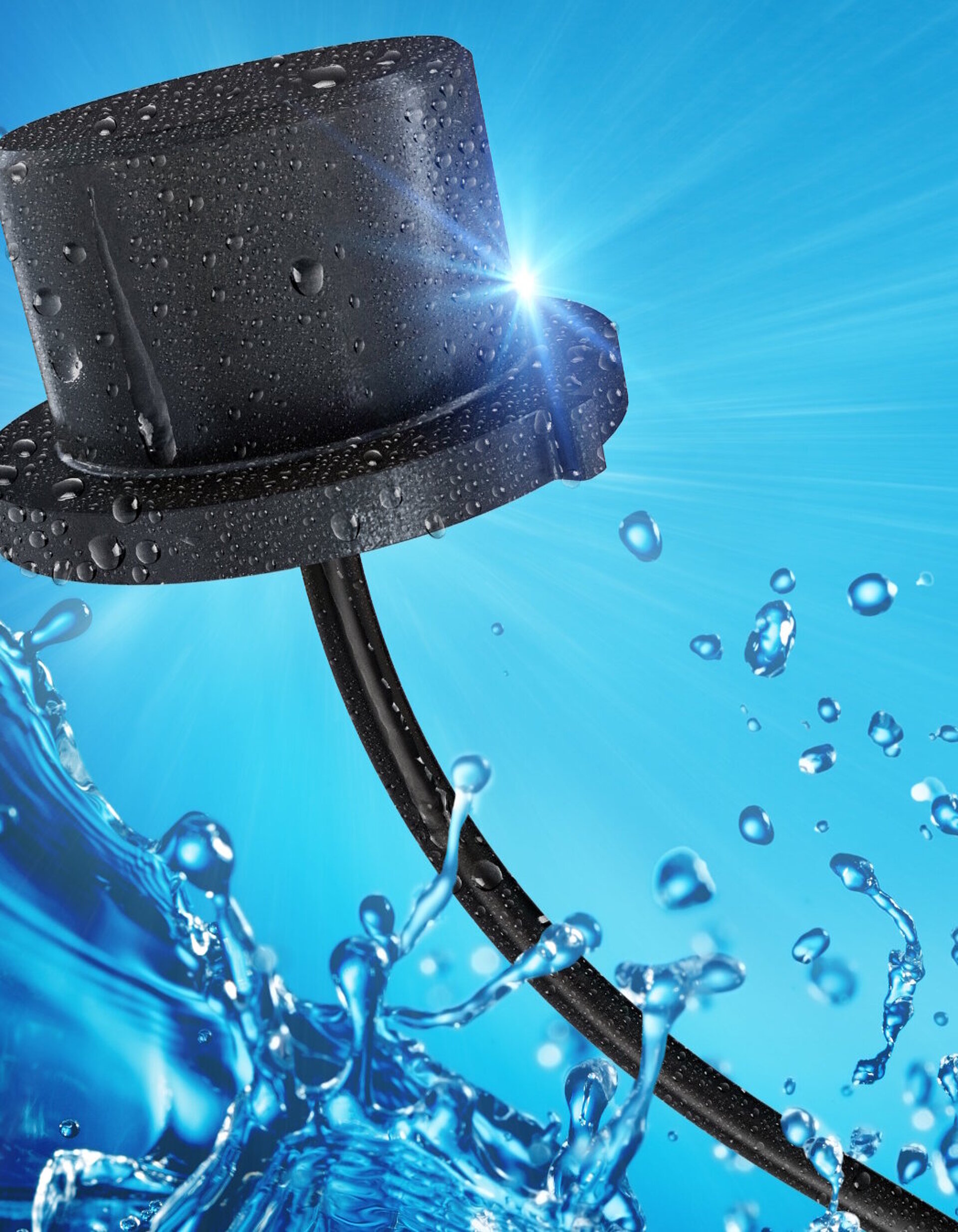 Liquid-coupled ultrasonic flow sensor