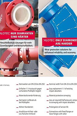 Front page of the wear protection R-Bends brochure