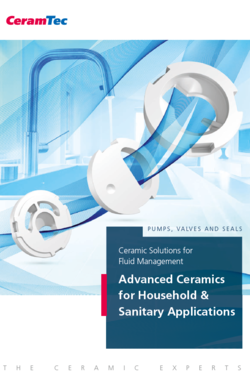 Cover of the CeramTec Brochure Ceramic Solutions for Fluid Management