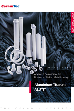 Cover page of the brochure about aluminium titanate