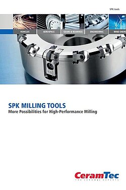 Cover picture of a SPK milling tools brochure