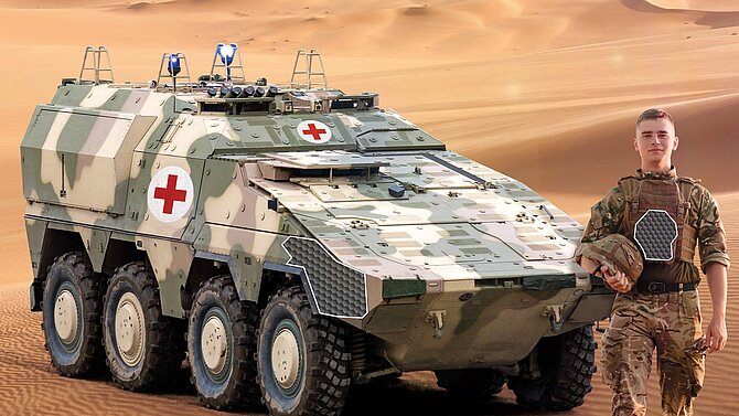 Panels for protection vehicles