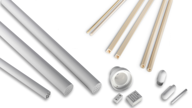 Chemical Ceramics Tubes Pipes