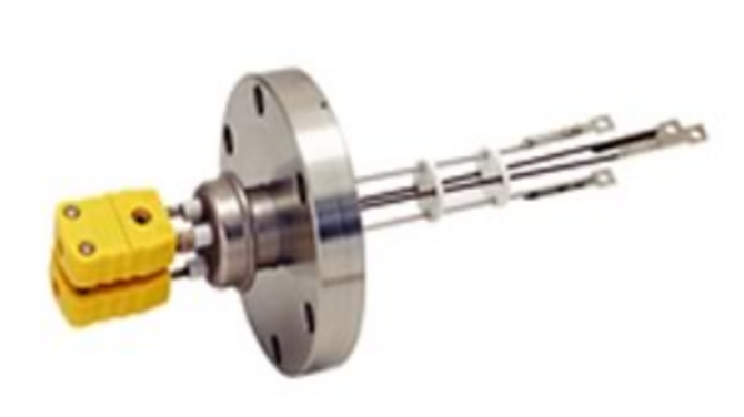 Thermocouple feedthroughs for temperature measurement in vacuum and pressure chambers from CeramTec
