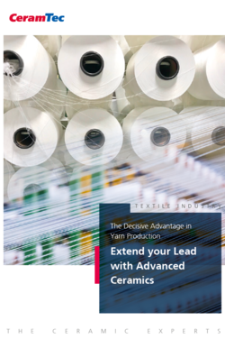 Cover page of the textile brochure