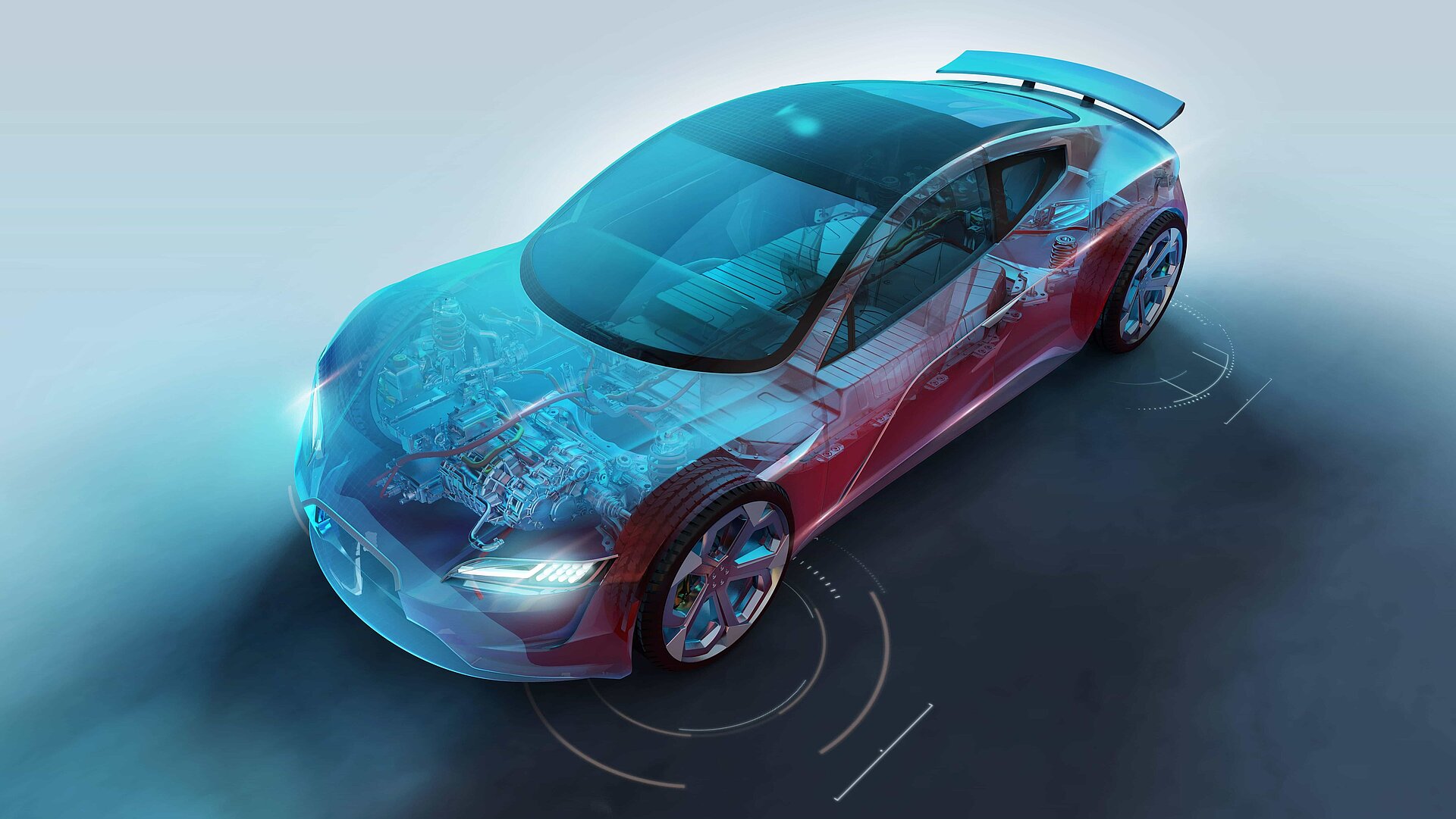 CeramTec Electric Ceramcar in futiristic blue