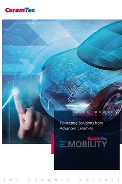 Cover picture of the e-mobility brochure